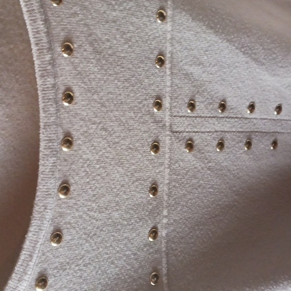 Stud -Trimmed Wool-Blend Sweater - Picture 2 of 4